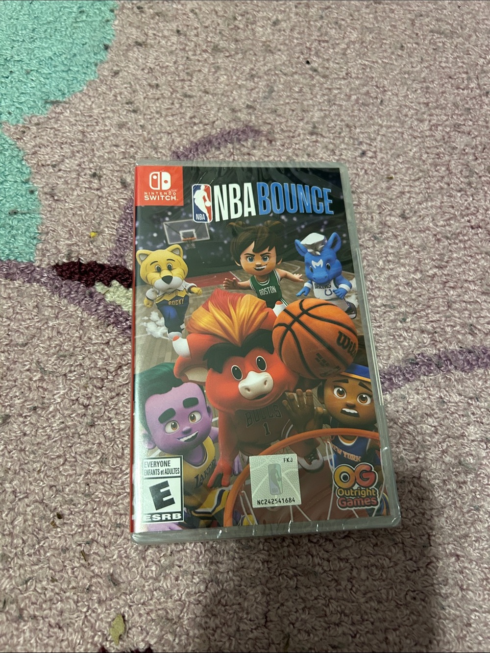 Nintendo Switch NBA Bounce - Red, Orange, Blue Mascots